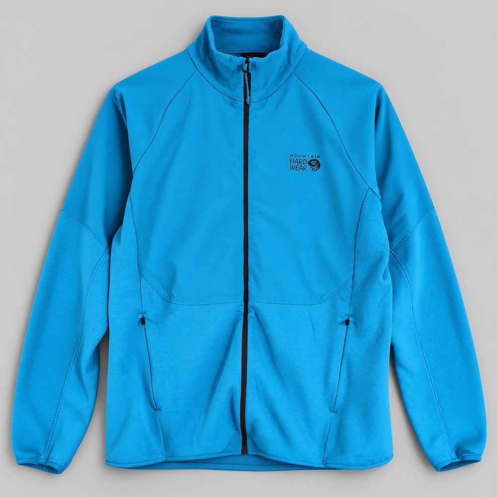 Mountain Hardwear Womens Blue Full Zip Fleece Jacket OL4292 Size Medium